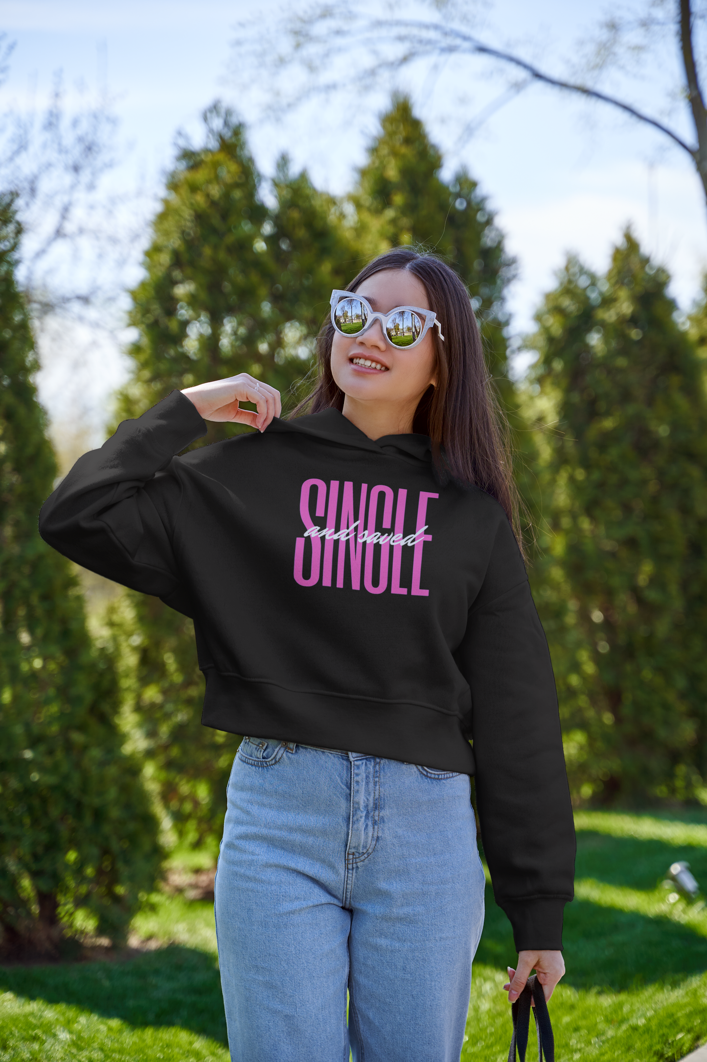 Single and Saved women's hoodie