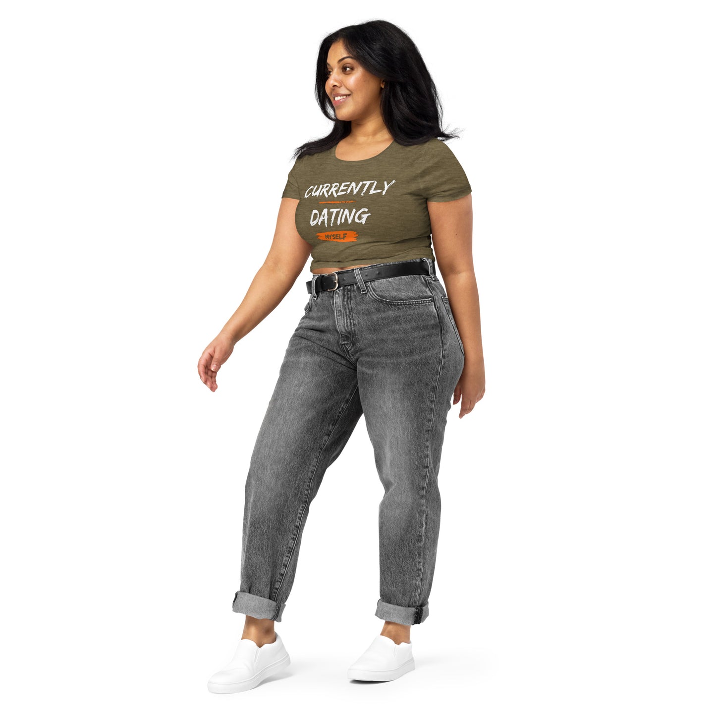 Dating Myself crop tee