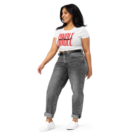 Single and Saved Crop Tee